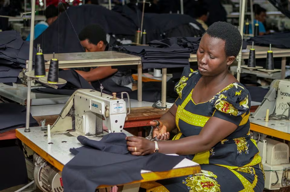 Rwanda Says GDP Growth Expected To Rise In 2024 Still Below 2022   Utexrwa Garment Factory Kigali Rwanda 