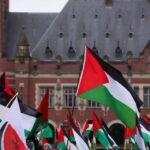 ICJ_pro-Palestinian-protesters_flags