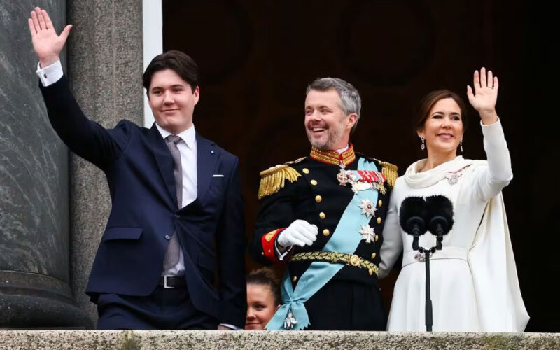 Denmark’s King Frederik X appears before huge crowds after taking the throne