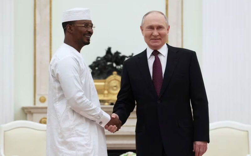 Putin meets Chad junta leader as Russia competes with France in Africa
