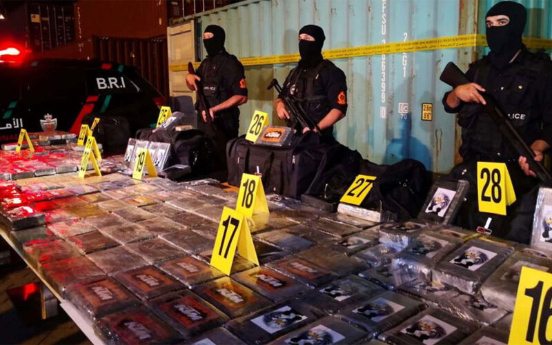 Moroccan police seizes 1.4 tonnes of cocaine