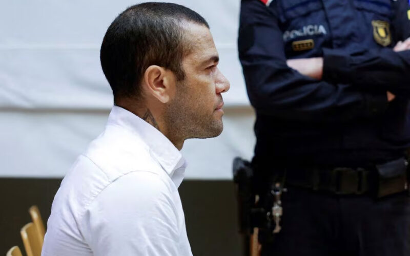Brazil’s Dani Alves gets 4-1/2 years for rape in Spain, will appeal
