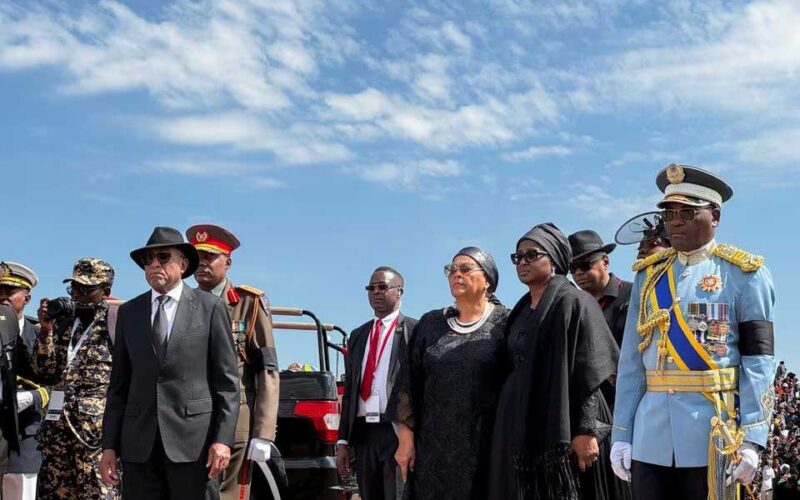 Namibia’s late president Geingob buried