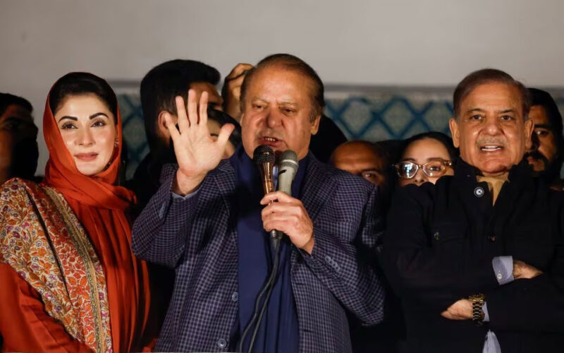 Pakistan ex-PMs and bitter rivals Sharif and Khan both claim poll win