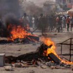 Senegalese-demonstrators
