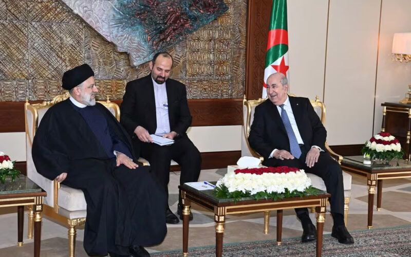 Iran’s president discusses Gaza with Algerian counterpart, Algeria’s presidency says