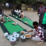 Displaced Sudanese_break their fast_month of Ramadan