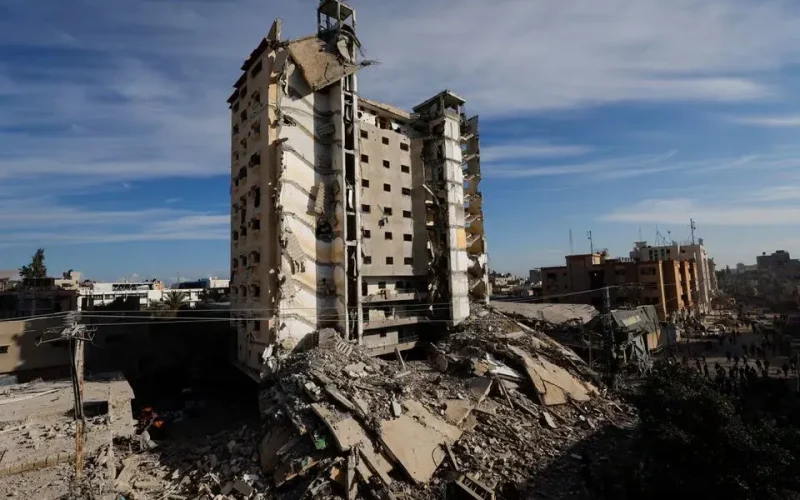 Israel strikes landmark residential tower in southern Rafah as truce talks stall