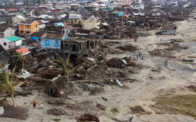 Madagascar cyclone Gamane kills at least 18, displaces thousands