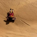 Namib dunes_tourist sandboards