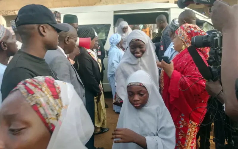 Nigerian village celebrates the return of kidnapped students
