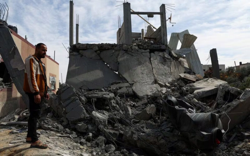 Israeli airstrike hits Gaza tent, killing 11, health ministry says