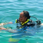 Search and rescue diver Susan Mtakai