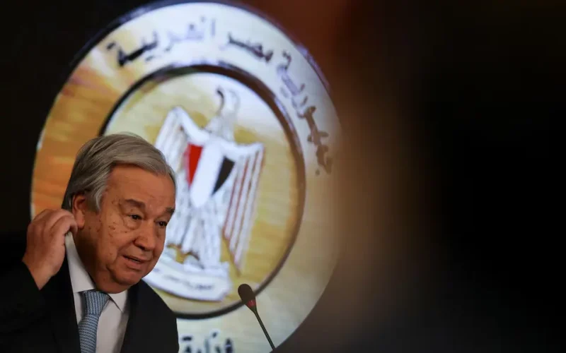 Only effective way to ramp up Gaza aid is by road, Guterres says