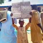 boy protest against kidnapping_Kaduna_Nigeria