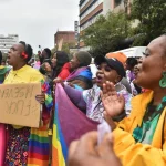 demonstration against newly proposed Ugandan anti-LGBTQ bill