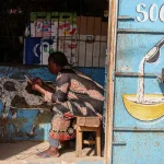 woman uses her mobile phone_Senegal