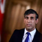 British Prime Minister Rishi Sunak