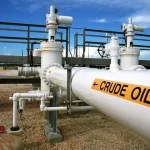 Crude oil pipe line