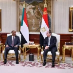 General Abdel Fattah Al-Burhan and Abdel Fattah al-Sisi
