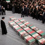 Irans Supreme Leader_Ayatollah Ali Khamenei_coffins_Islamic Revolutionary Guard Corps