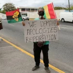 Jamaica_protester_British High Commission_Kingston