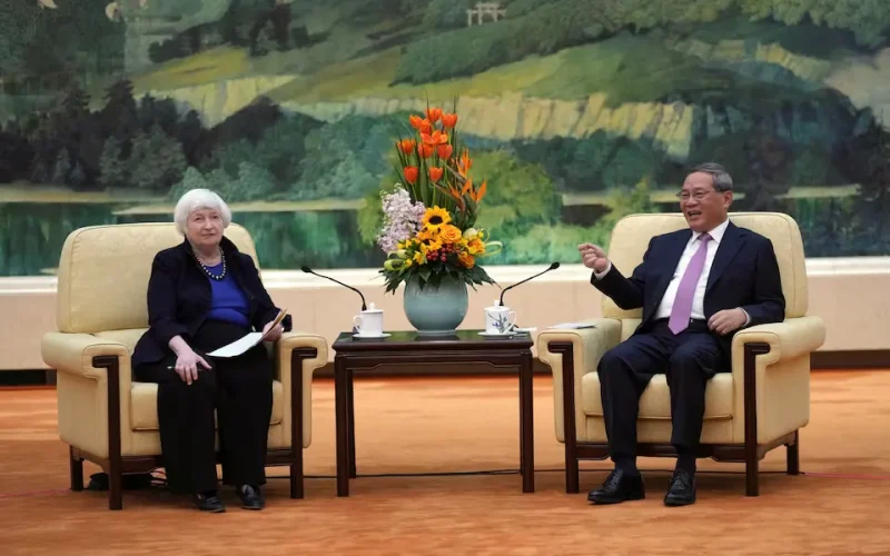 US, China need ‘tough’ conversations, Yellen tells Chinese premier