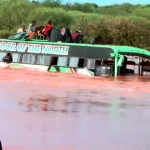 Nairobi-bound bus_stranded_floodwaters