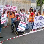 South Africa’s electricity crisis: a series of failures over 30 years have left a dim legacy SA-Durban_2014 protest against expensive coal-fired electricity
