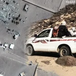 military camp where refugees are being detained