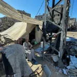 Displaced Palestinians_Rafah_southern Gaza Strip