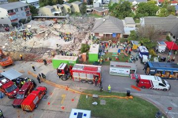 SA’s president sends condolences after building collapse leaves 5 dead, 22 injured, dozens trapped