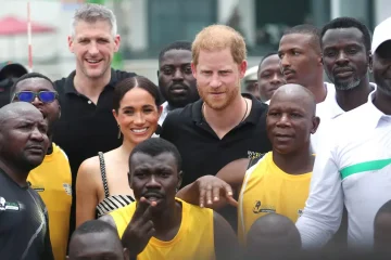In Nigeria, Prince Harry speaks of ‘brave souls’ losing lives in conflict