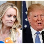 Trump's appeal of hush money verdict to focus on Stormy Daniels testimony Stormey Daniels and Donald Trump composite