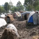 DRC displacement camp
