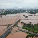 floods in Lajeado_Rio Grande do Sul state_Brazil