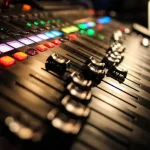 Audio mixing desk