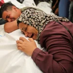 Khan Younis_funeral_Palestinians_killed_Israeli strikes