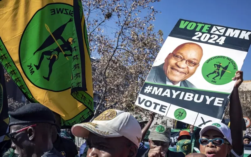 Mayibuye! The 100-year-old slogan that’s stirred up divisions in South Africa’s elections