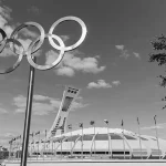 Montreal Olympic stadium_mono
