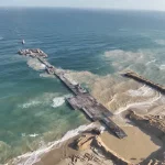 US Gaza pier to close after costing $230m for a day’s worth of aid US built jetty_Gaza