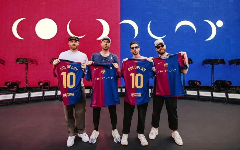 Coldplay, next band to feature on front of Barça jersey in association with Spotify