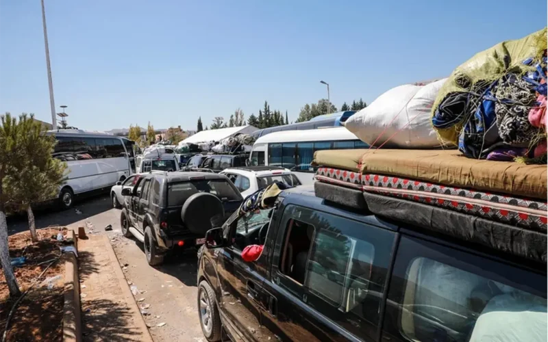 Main road connecting Lebanon to Syria closed to vehicles after Israeli strike, says UN refugee agency