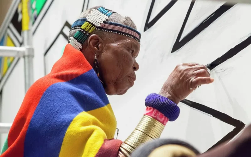Esther Mahlangu: how the famous South African artist keeps her Ndebele culture alive
