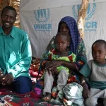 Sudanese refugee foster families offer hope and a home to lone children Foster parents_Arkoum refugee camp_eastern Chad