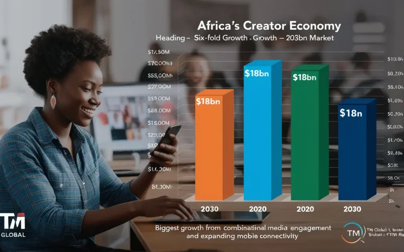 Africa’s creator economy is heading towards six-fold growth and an $18bn market – by 2030