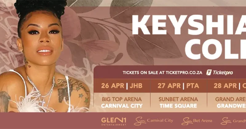 Keyshia Cole: Live in South Africa will continue new dates set for April 2025