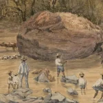 Slavery, tax evasion, resistance: the story of 11 Africans in South America’s gold mines in the 1500s Men panning gold_1852