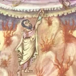Moses receives the law from God