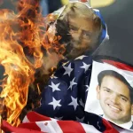 Trump_Rubio_posters_flag_burnt